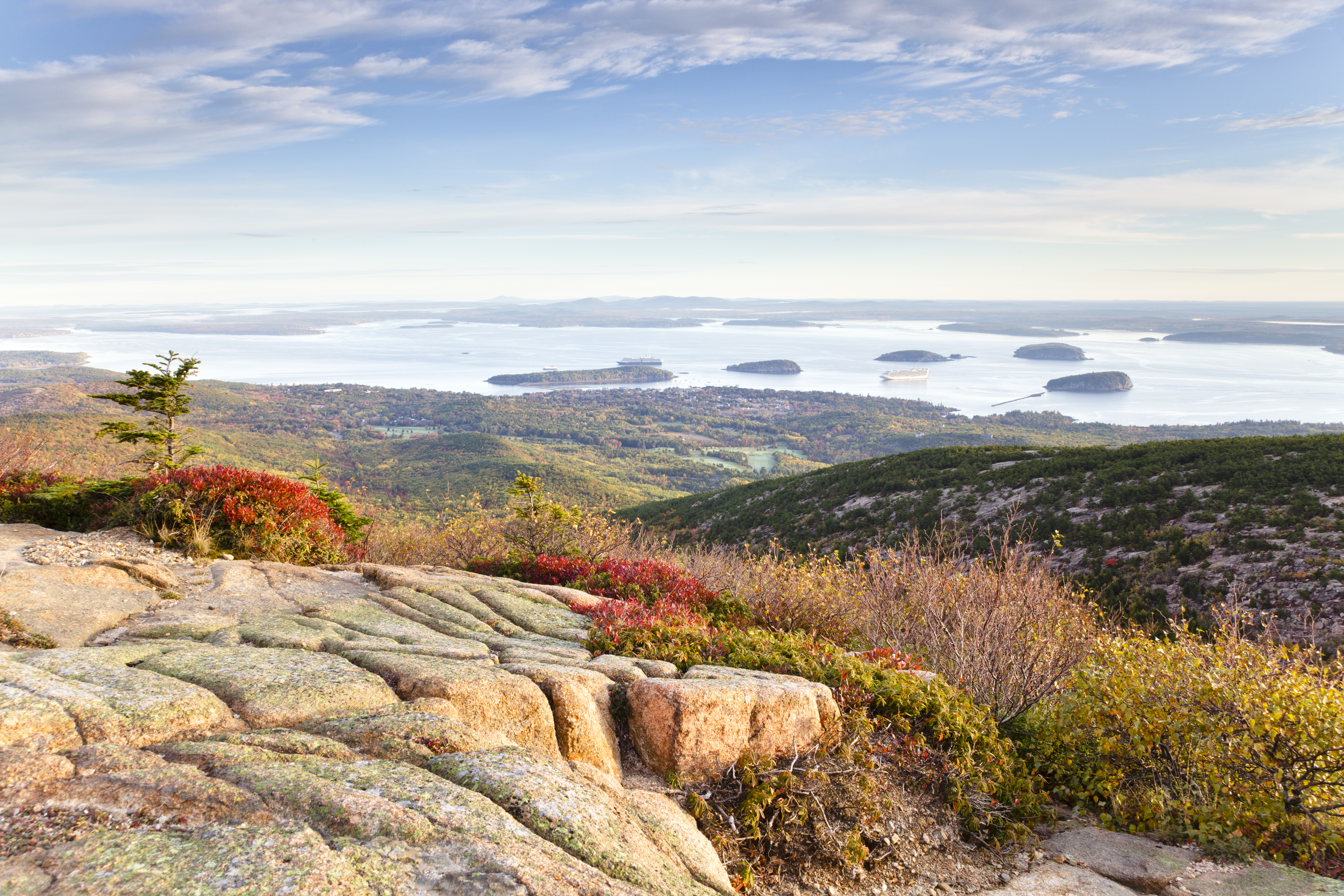Frenchman Bay view from Cadillac Mountain, Acadia National Park
