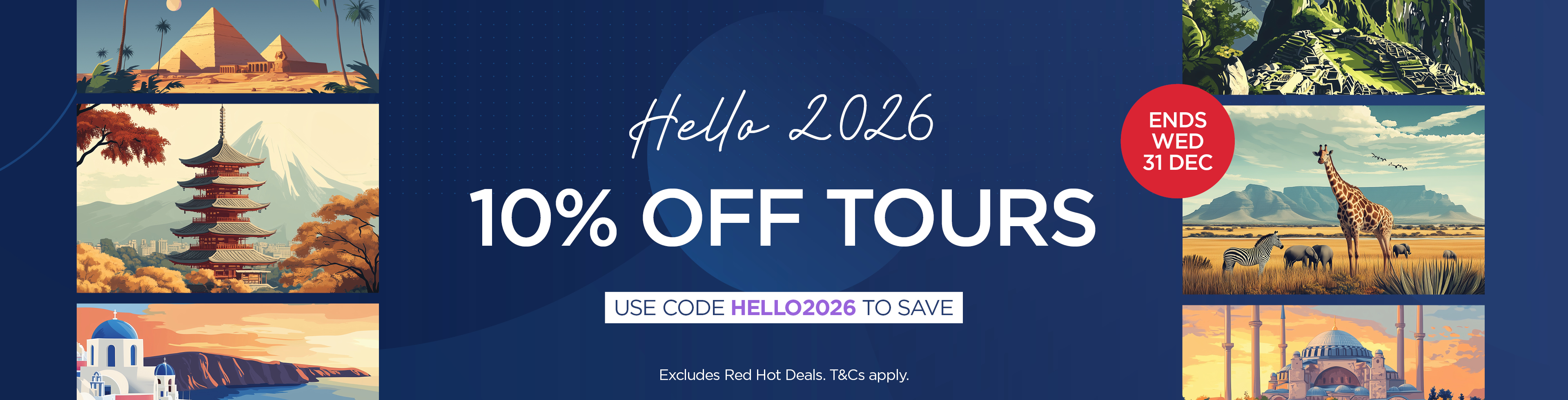 Hello 2026: 10% off sitewide