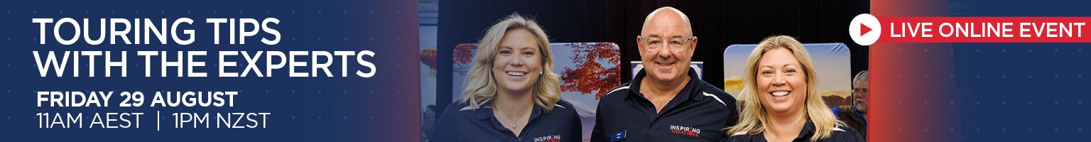 TOURING TIPS WITH THE EXPERTS Banner