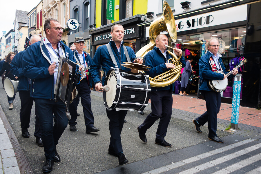 Performers at the Cork Jazz Festival in Ireland.