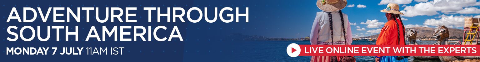 ADVENTURE THROUGH SOUTH AMERICA Banner