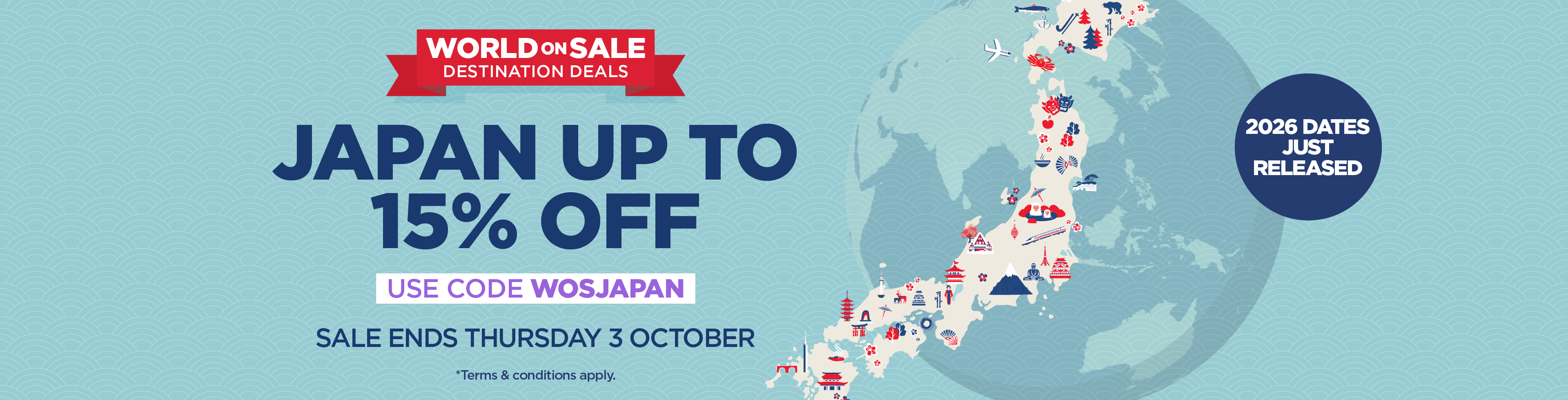 WORLD ON SALE up to 15 Off Japan