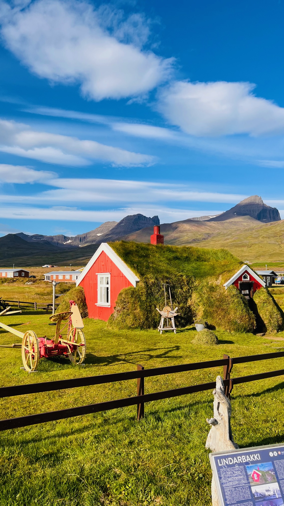 Lindarbakki, a small picturesque turf house, is a popular attraction in Bakkager&eth;i village (photo taken by Stefan on tour)