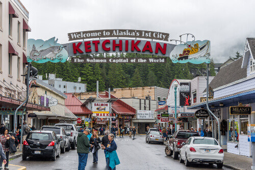 Ketchican, the Salmon capital of the world.