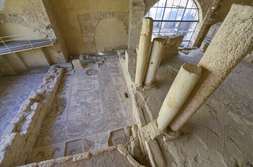 The Madaba Archaeological Park in Madaba, Jordan.