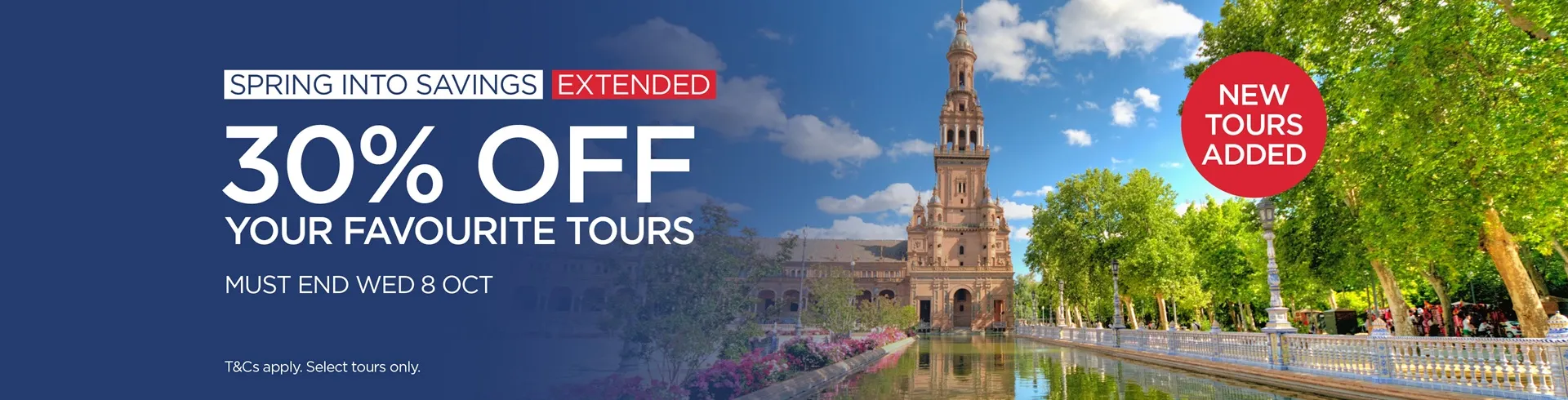 FLASH SALE: 30% Off Favourite Tours