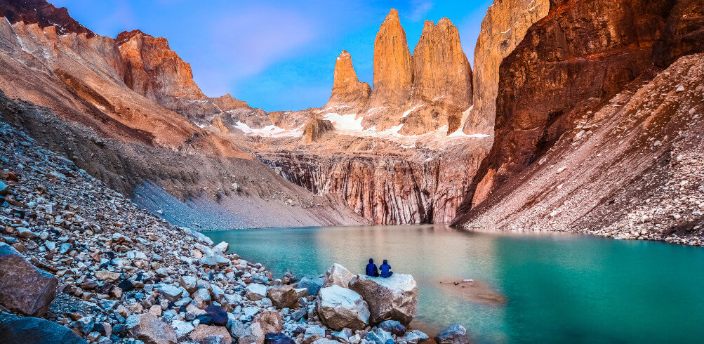 Taking in Laguna Torres at Torres Del Paine National Park