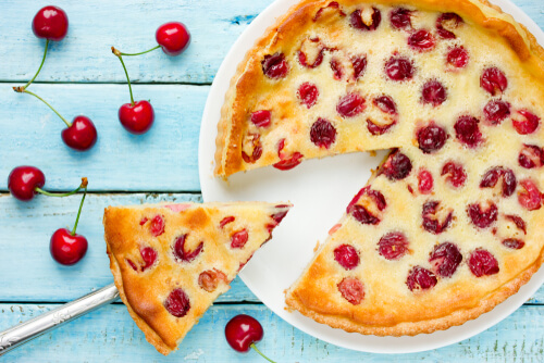 Clafoutis is a tasty, tourist favourite dish from France.