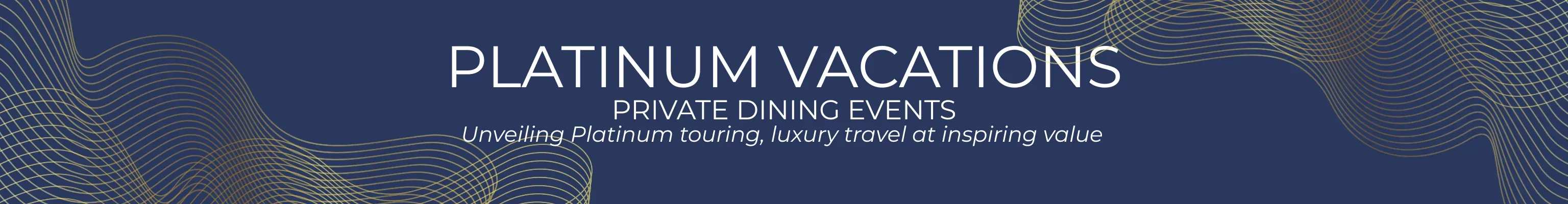 SYDNEY: PLATINUM DINING EVENT Banner