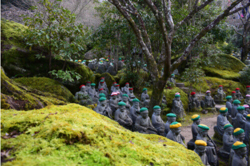 The Daisho-in Temple on Miyajima Island, Japan.