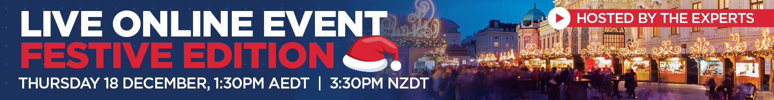 LIVE ONLINE EVENT: FESTIVE EDITION Banner
