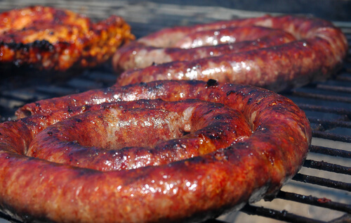 Many visitors to South Africa enjoy, Boerewors, a tasty local dish.