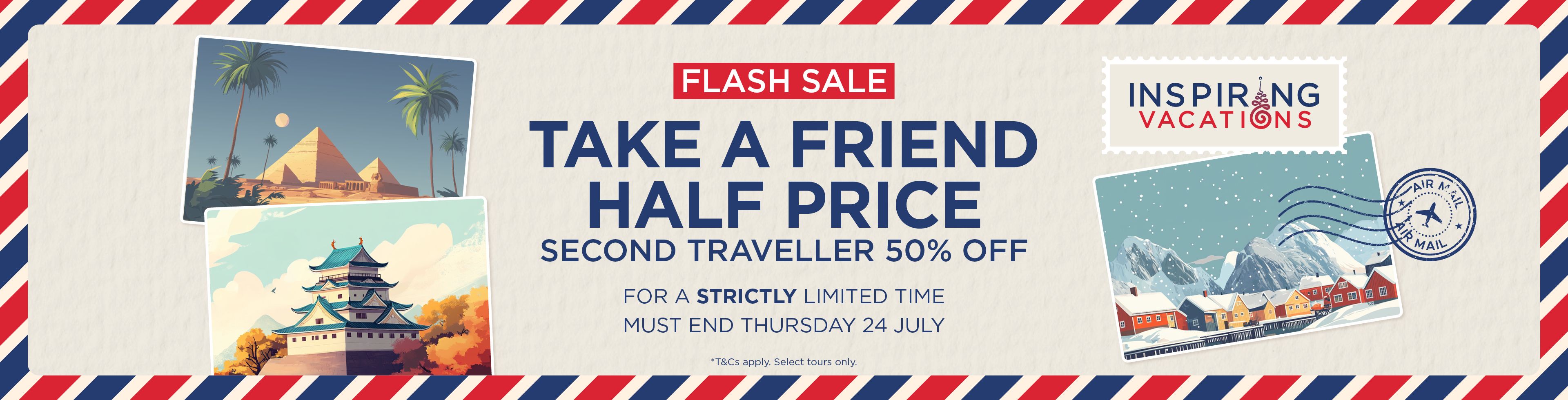 Flash Sale: Take A Friend Half Price
