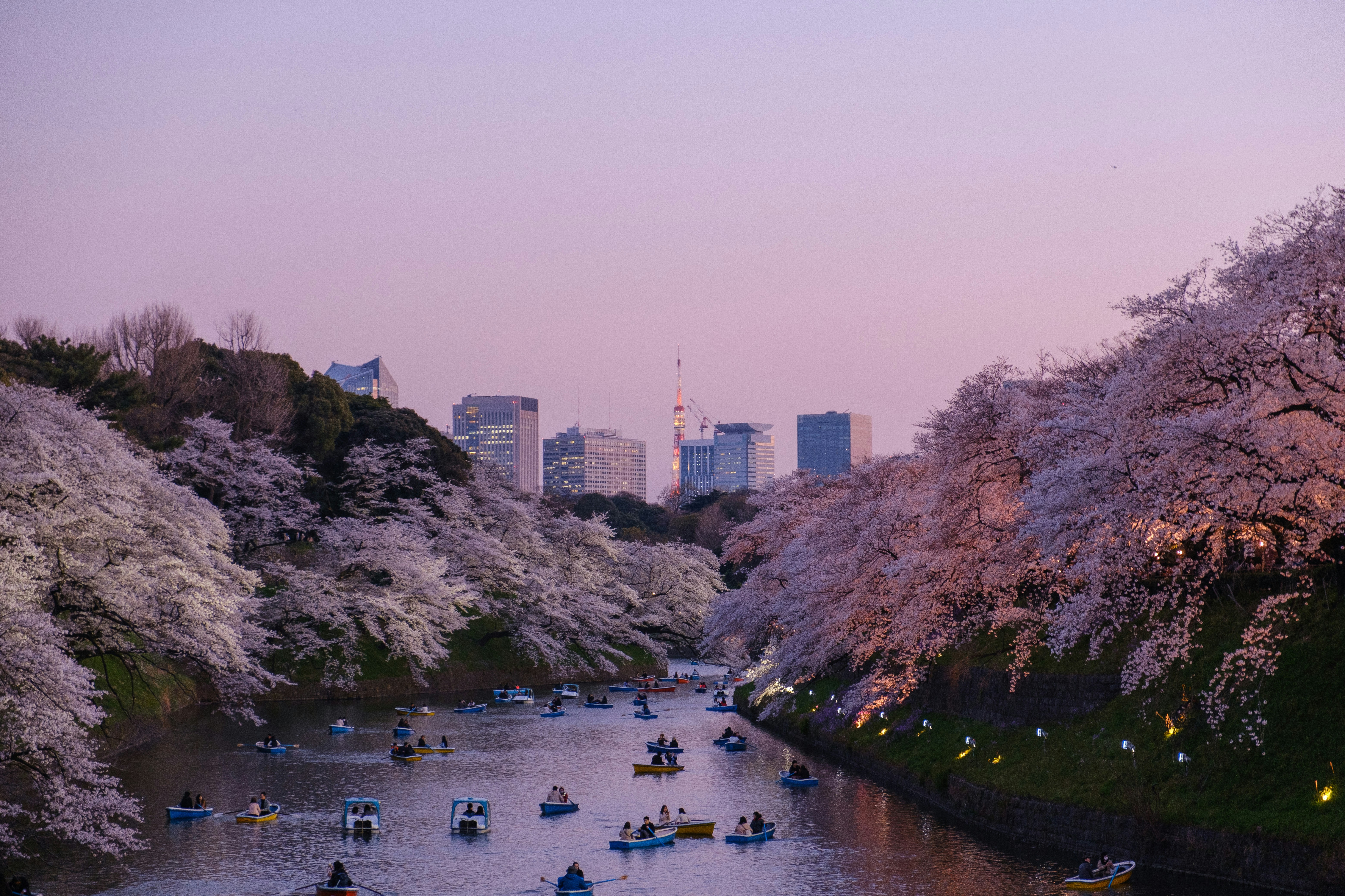 The Kanda River at dusk offers a tranquil escape from the crowds (Photo: Yu Kato/Unsplash)