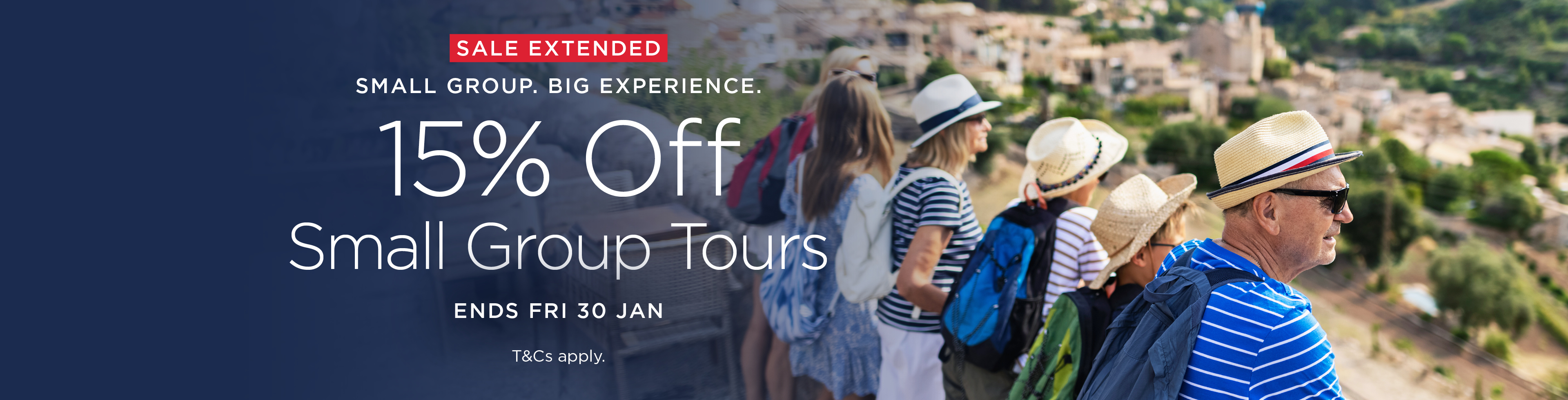 Save 15% on Small Group Tours
