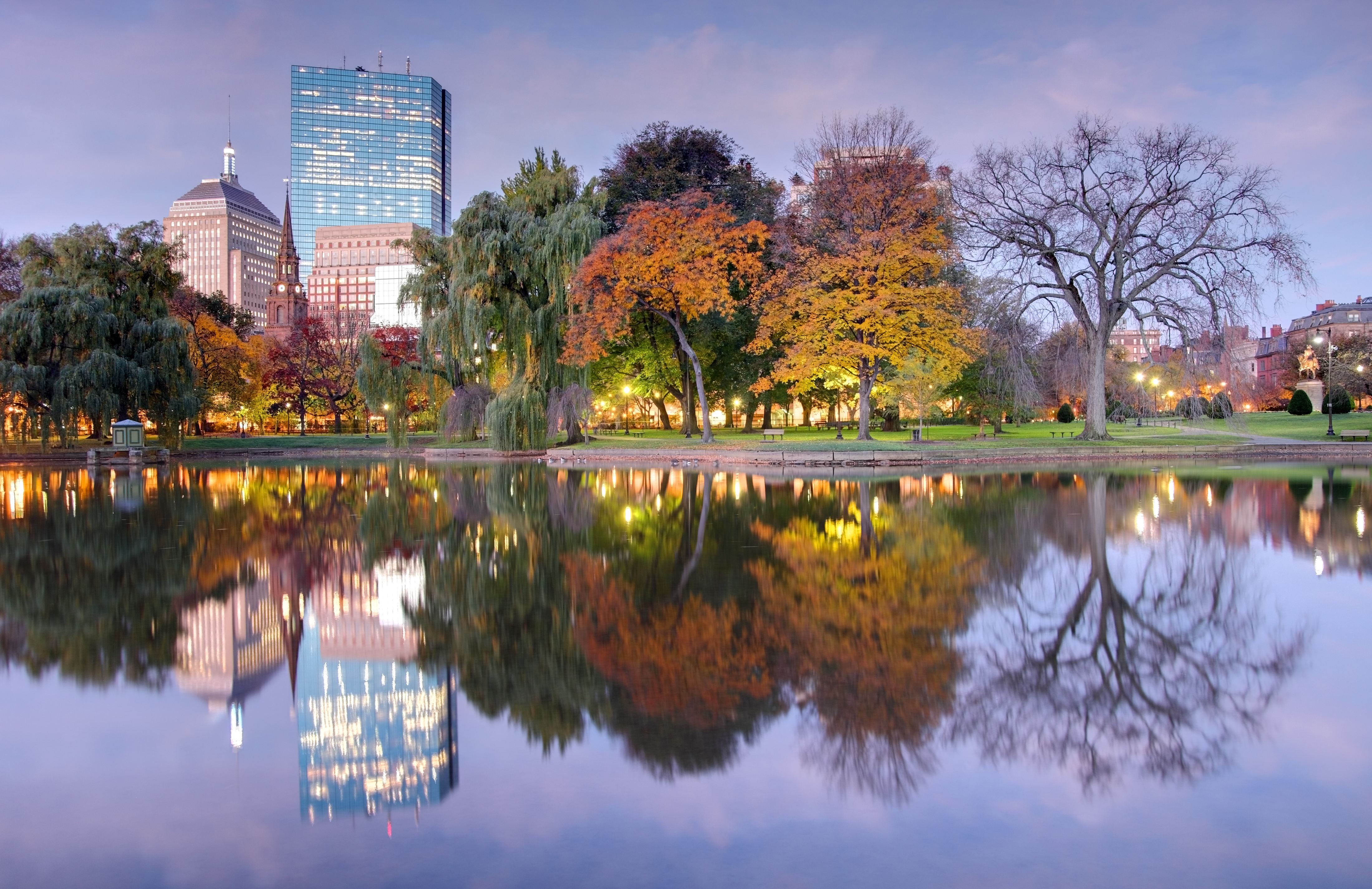 Boston Common, the starting point of the Freedom Trail
