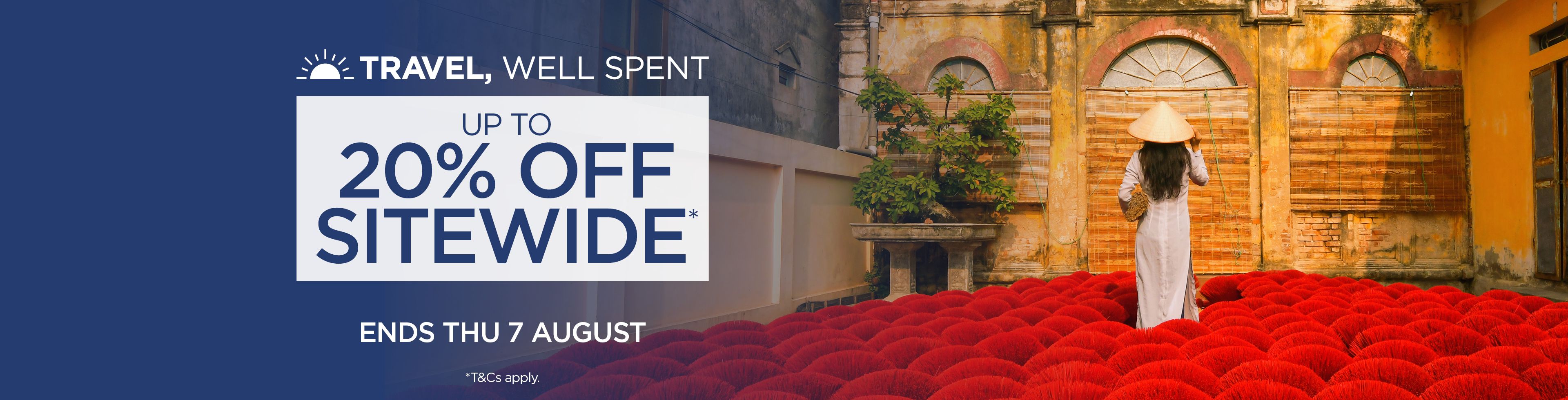 Travel, Well Spent - Up to 20% off
