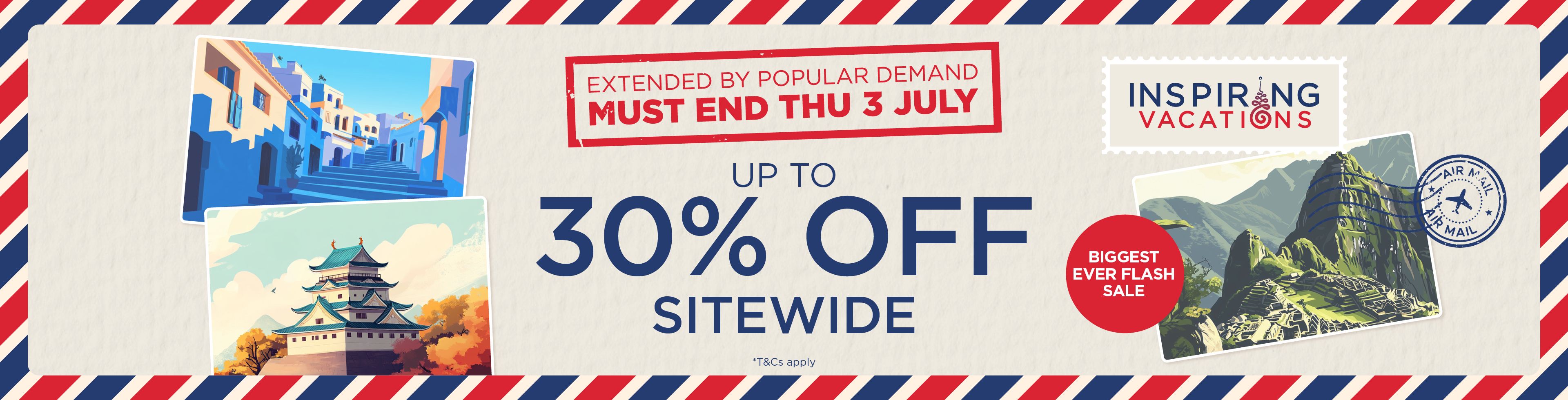 Flash Sale: Up To 30% Off