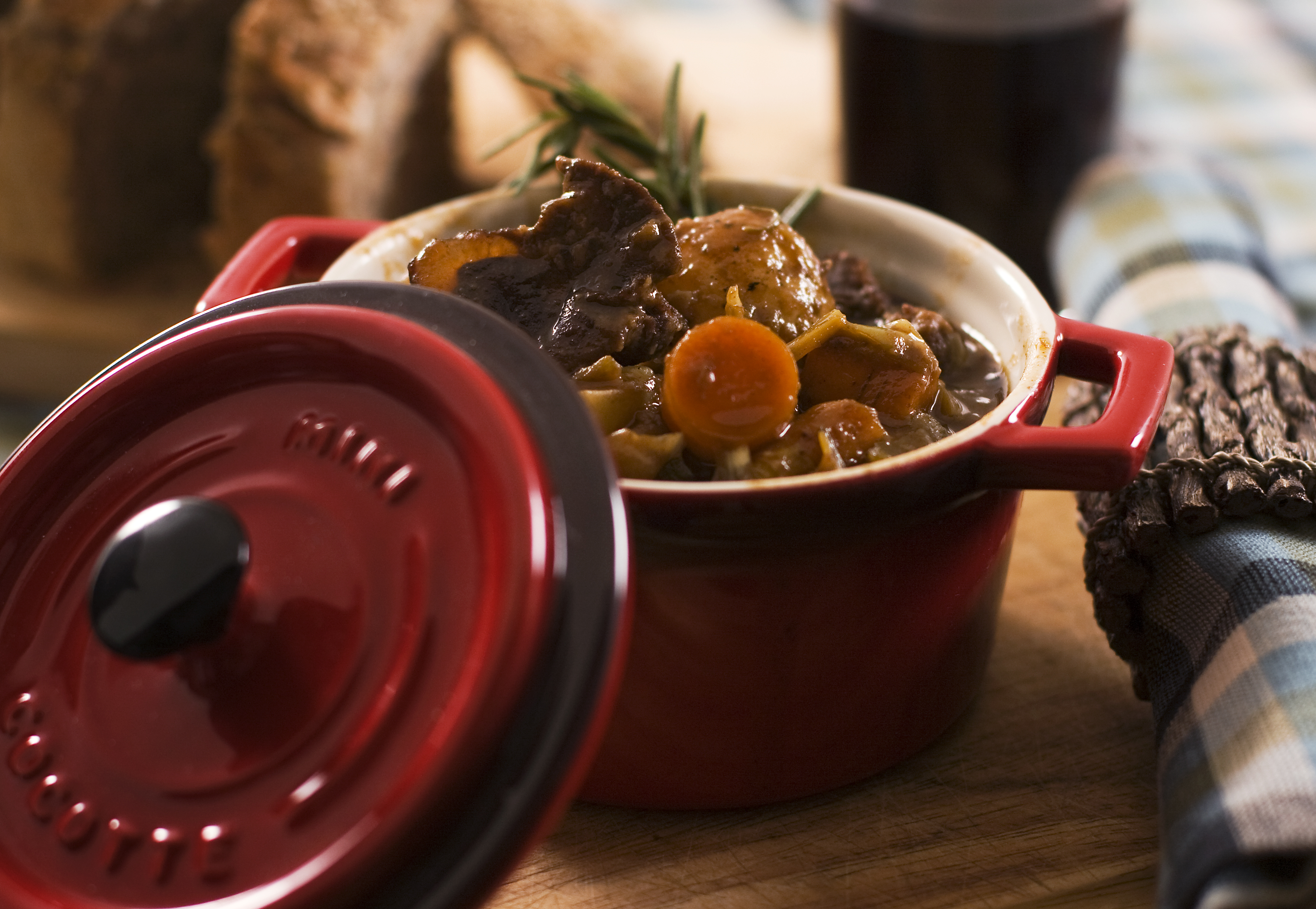 Vegetable and moose stew