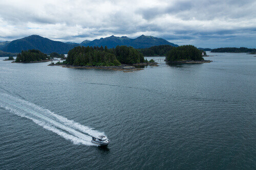 A cruise on the oceans in Sitka.