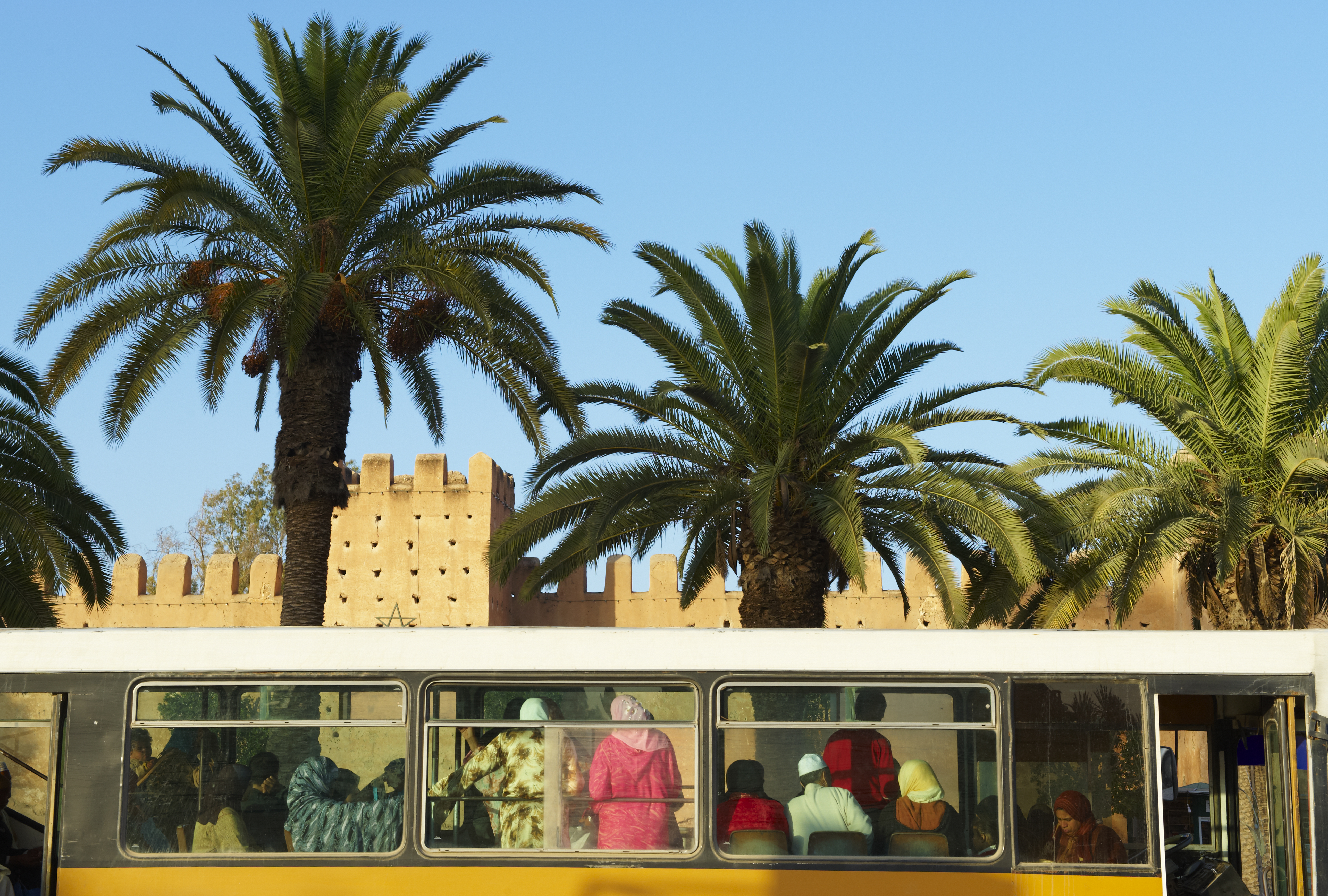 Local bus transportation in the Sous Valley