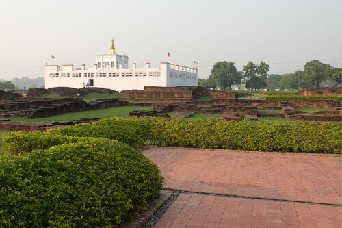 Maya Devi Temple in Lumbini, Nepal.