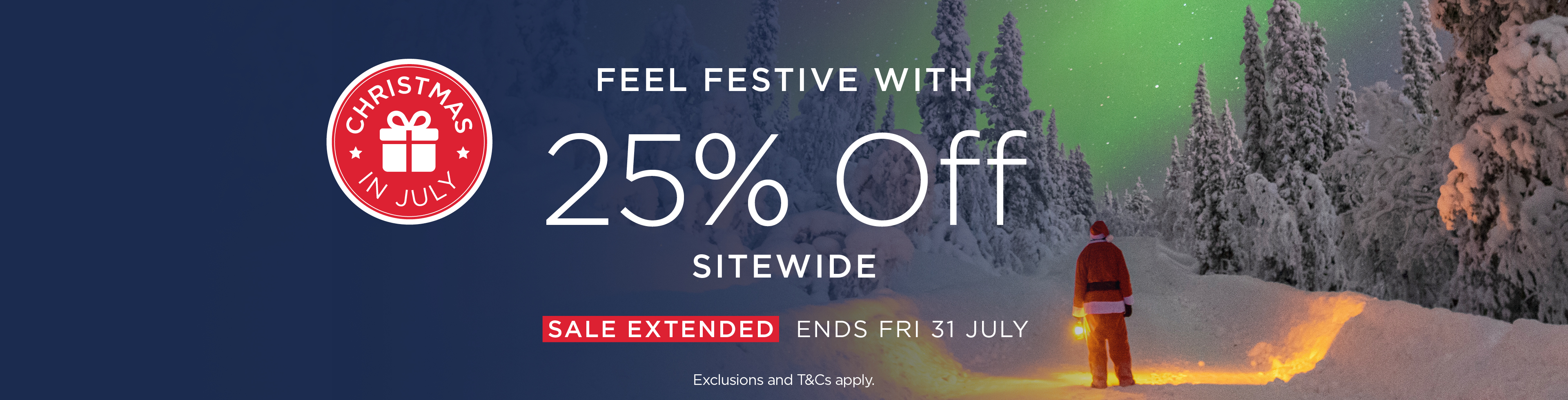 Christmas in July: 25% Off Sitewide