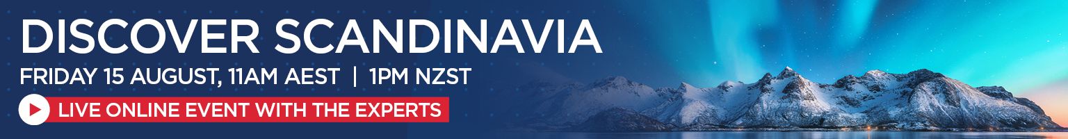DISCOVER SCANDINAVIA - LIVE ONLINE EVENT Banner
