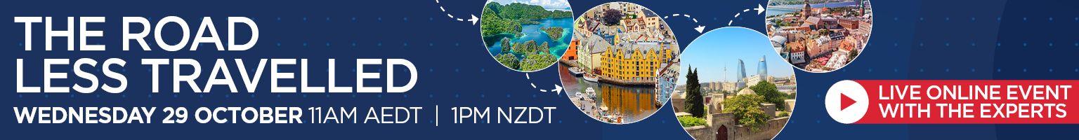 THE ROAD LESS TRAVELLED: LIVE ONLINE EVENT Banner