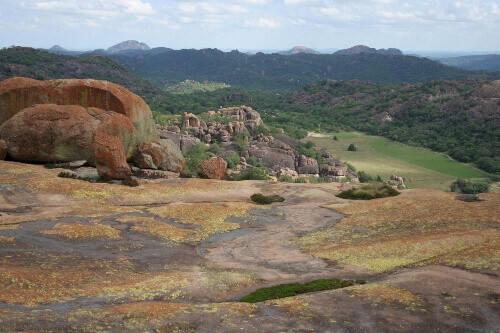 Landscape at the Matobo National Park.