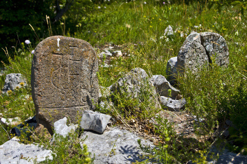 Mirila is an old Croatian burial practice, many of these ancient tombstone can be seen near the Paklenica National Park.