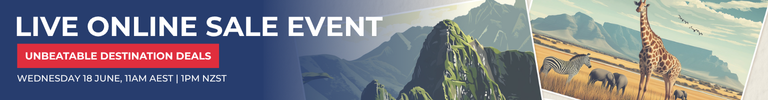 LIVE ONLINE SALE EVENT Banner