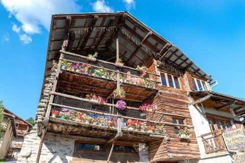 Saint Veran architecture called Fuste.