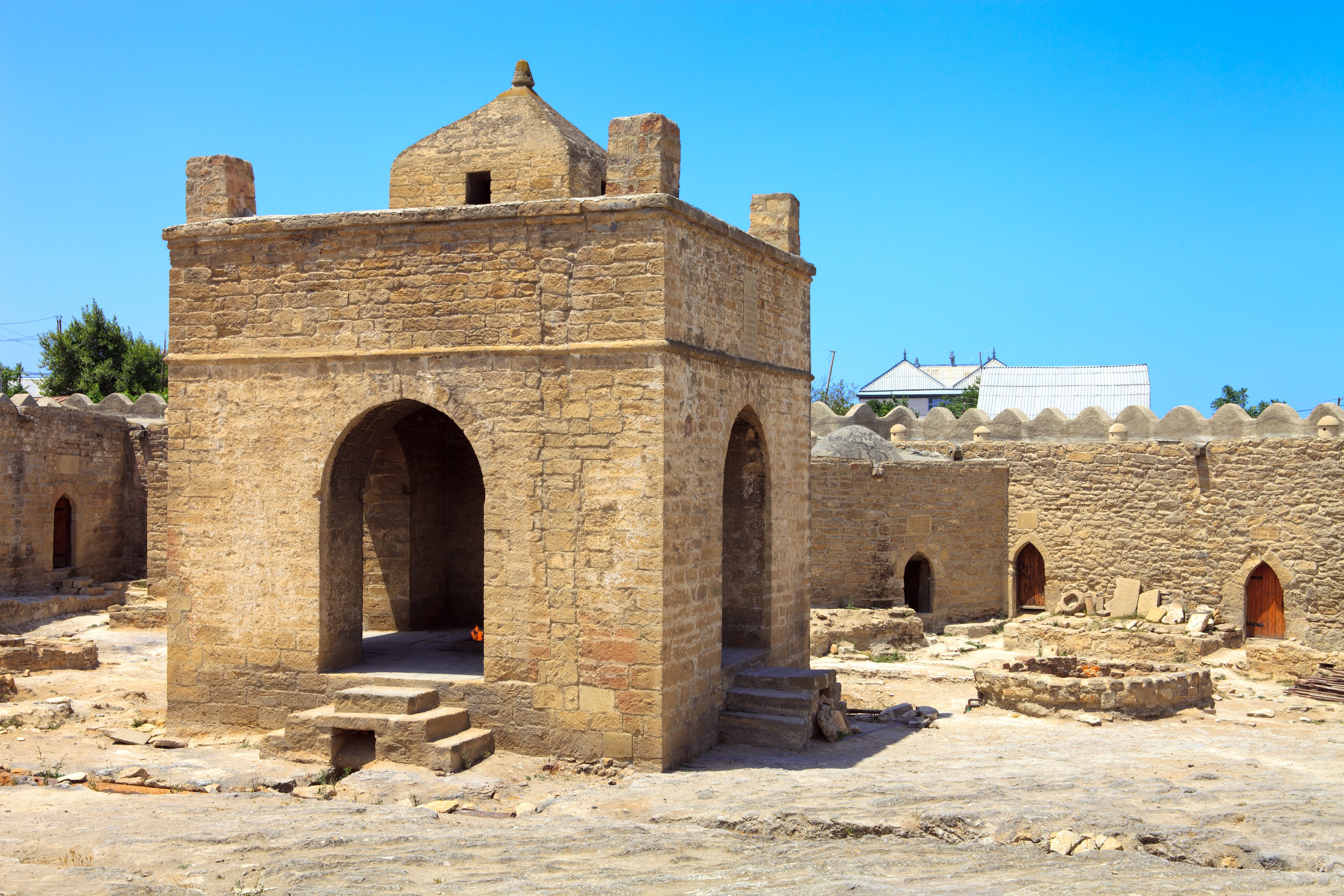 Ateshgah Fire Temple is one of the key Azerbaijan cultural sites