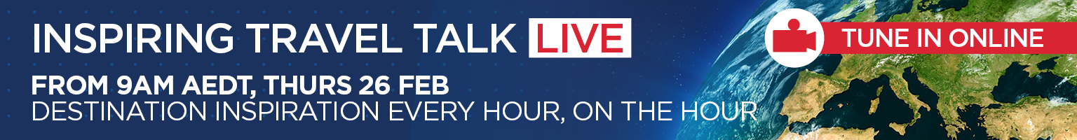 INSPIRING TRAVEL TALKS LIVE Banner