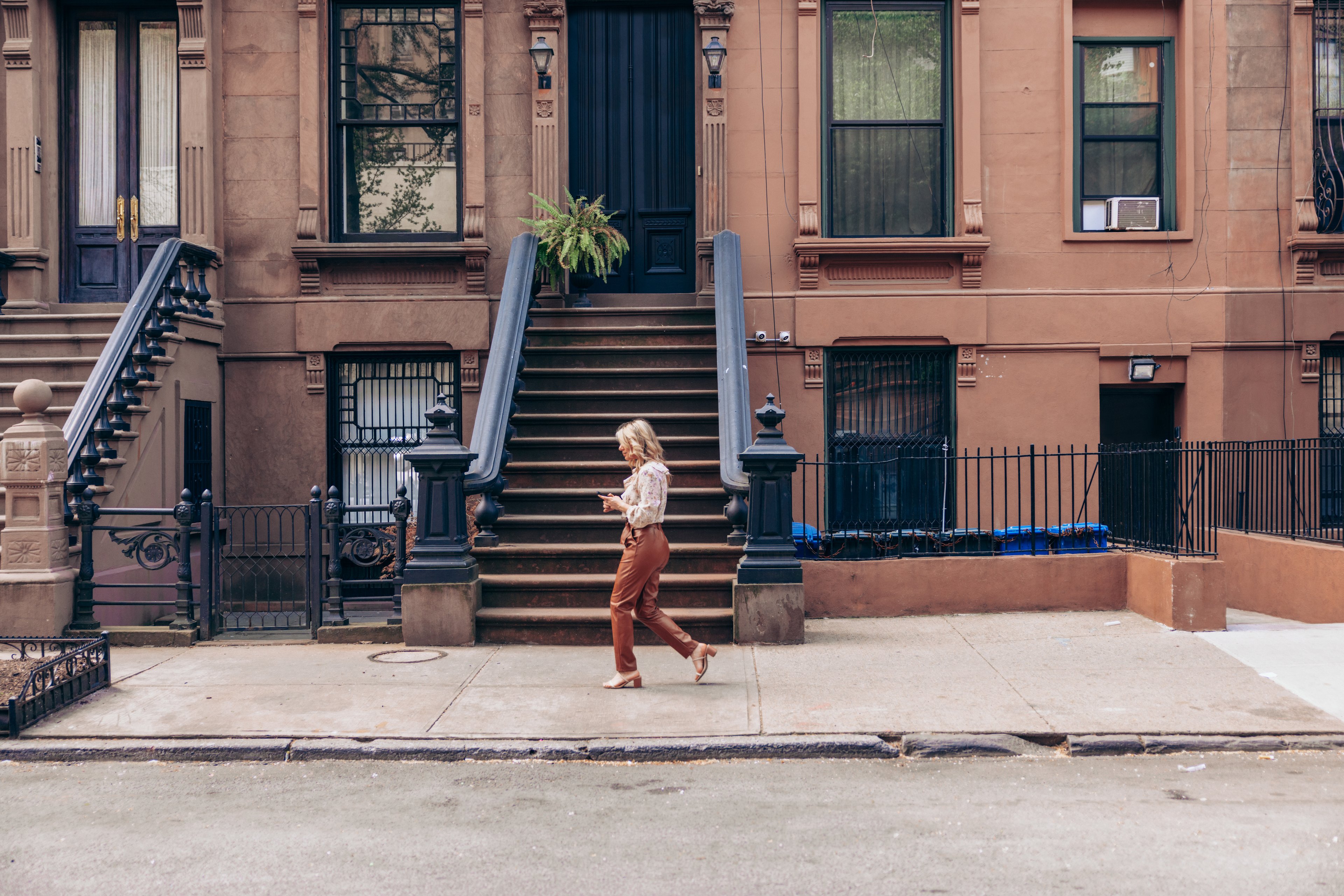 Harlem is a quintessential brownstone neighbourhood