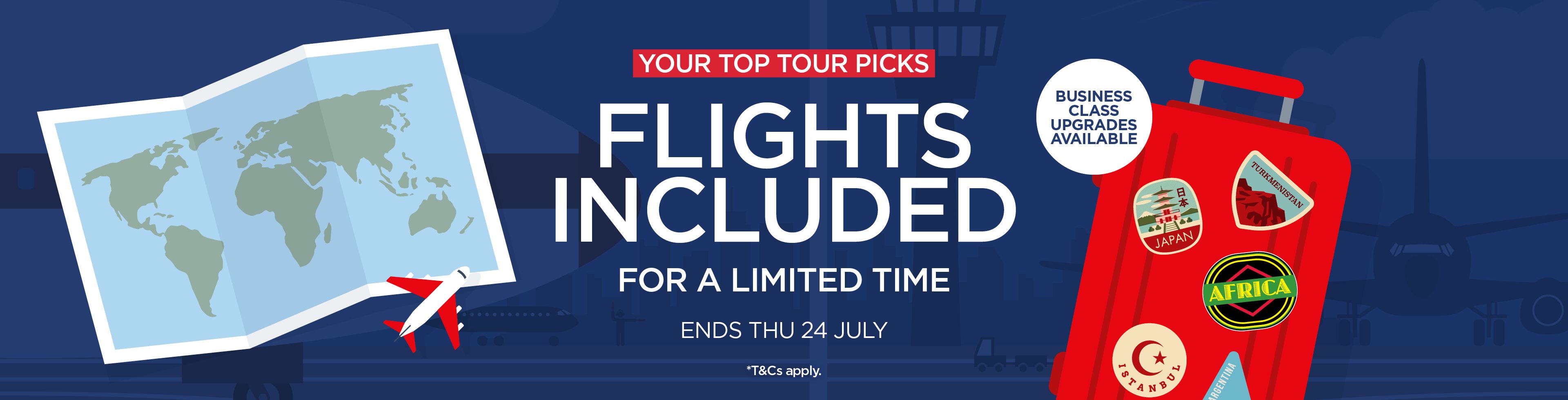 Limited Time: Flight Inclusive Tours