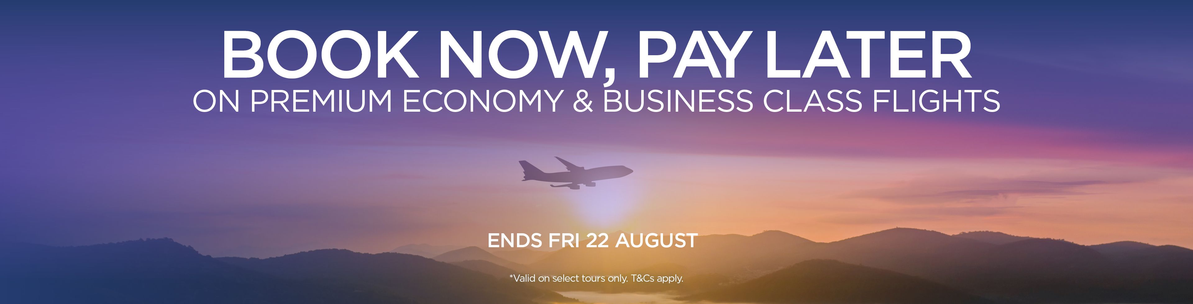 Upgrade Your Flights: Book Now, Pay Later