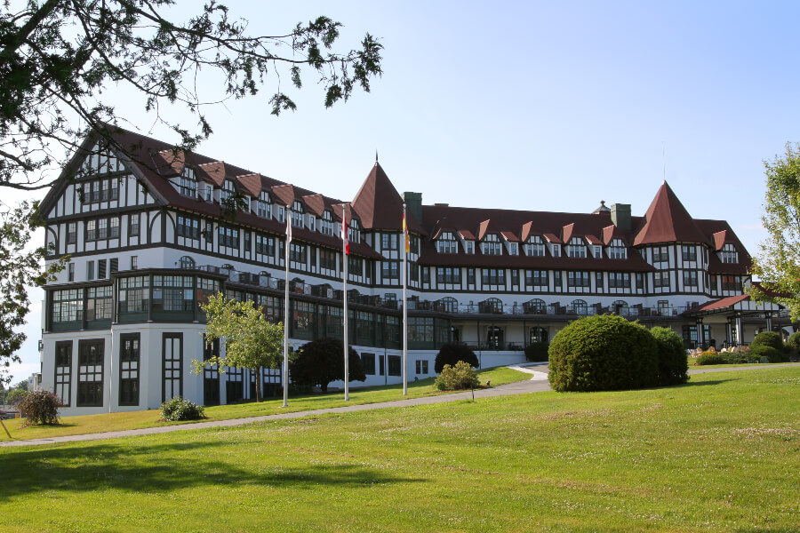 The historic Algonquin Resort in St. Andrews-by-the-Sea, New Brunswick, a landmark in one of Canada's oldest seaside towns