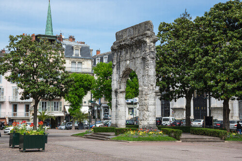 Arch of Campanus in Aix-les-Bains.