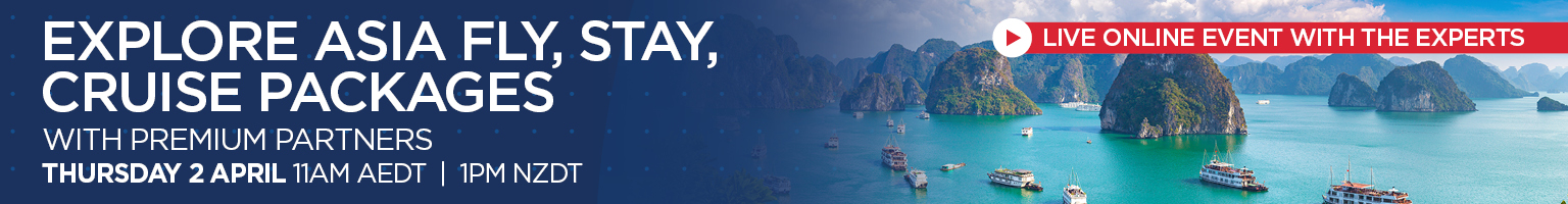 EXPLORE ASIA FLY, STAY, CRUISE PACKAGES Banner