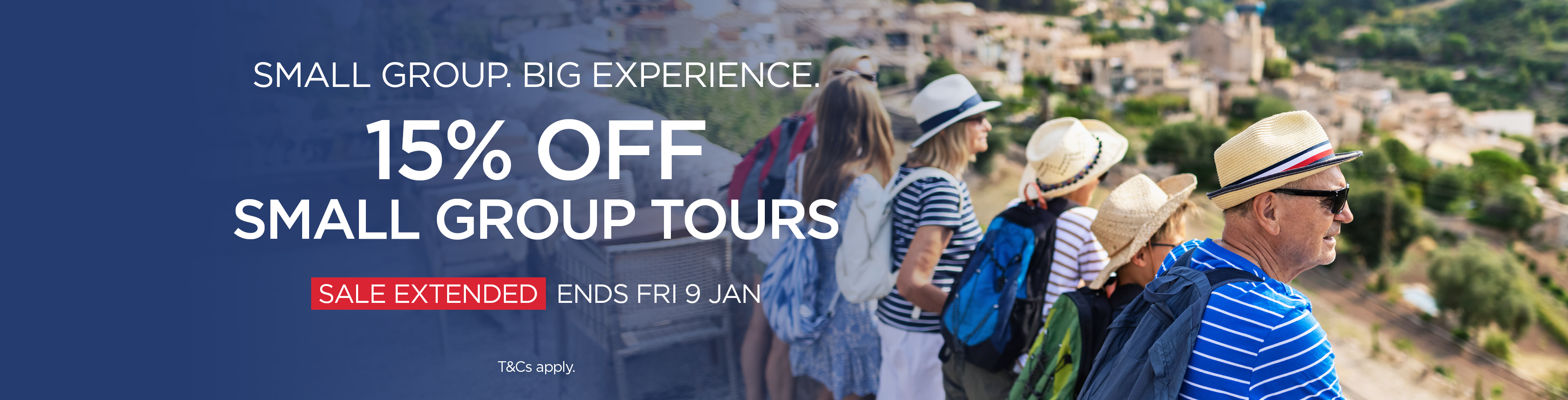 Save 15% on Small Group Tours