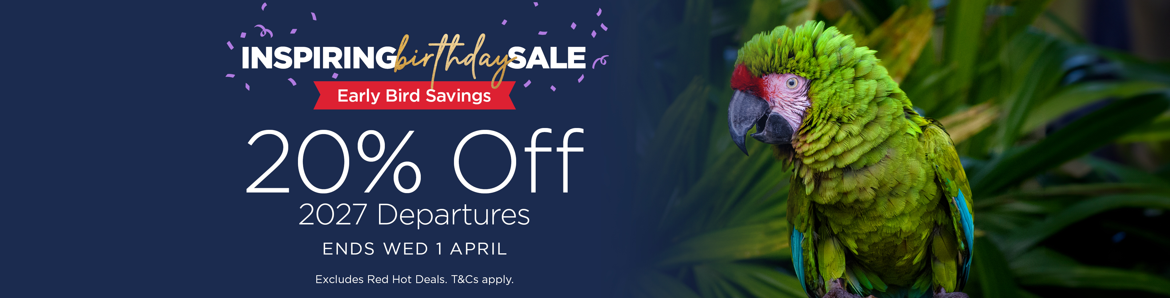 Early Bird Super Saver: 20% Off