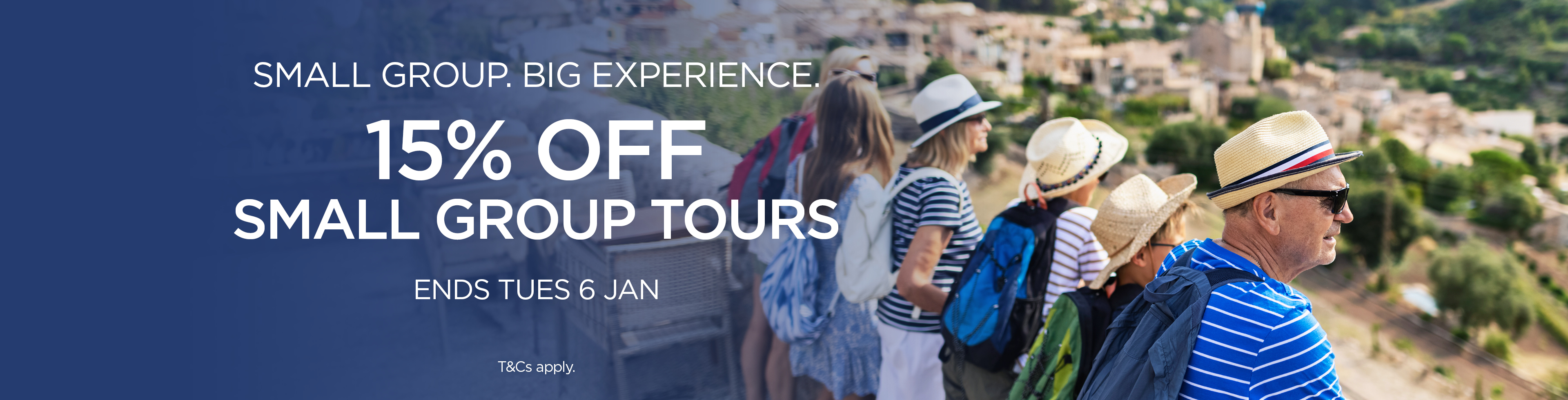 Save 15% on Small Group Tours
