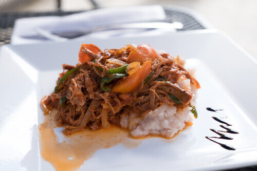 The tasty Ropa Viejo.