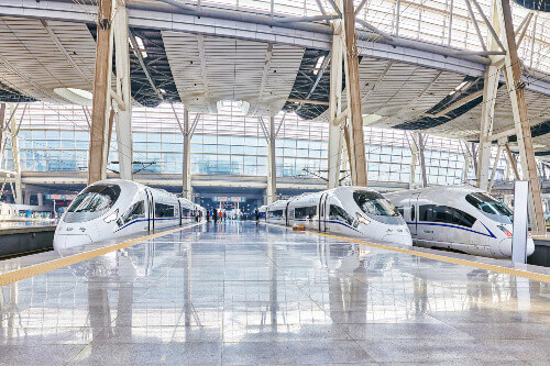High-speed trains are an efficient transport method for travellers to explore China&rsquo;s vast landscape