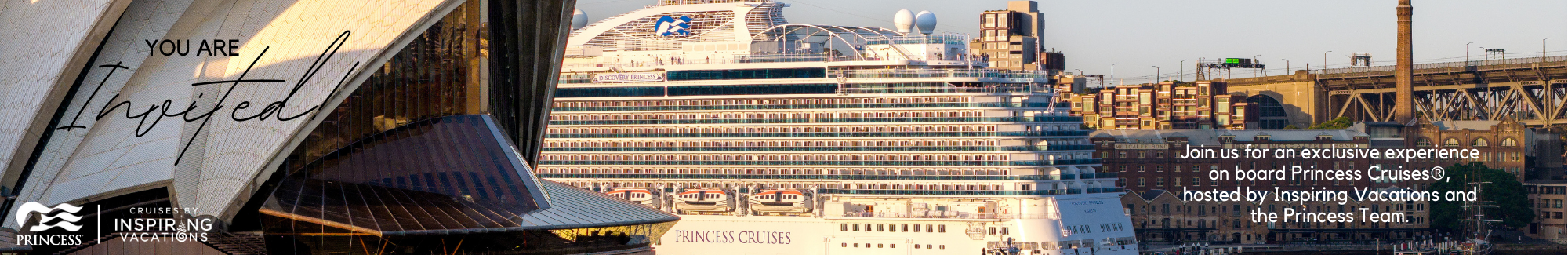 ONBOARD EVENT WITH PRINCESS CRUISES Banner