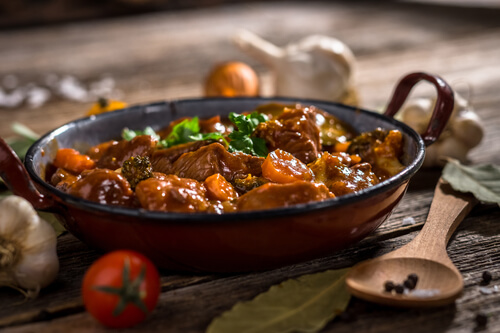 Beef Bouguignon is a much loved traditional French dish.