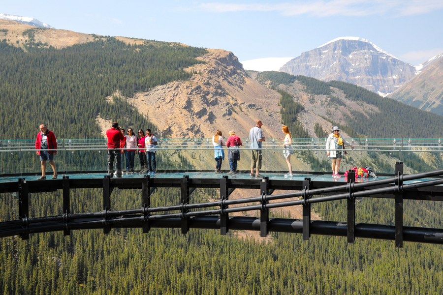 The Glacier Skywalk is an astonishing feat of modern engineering.