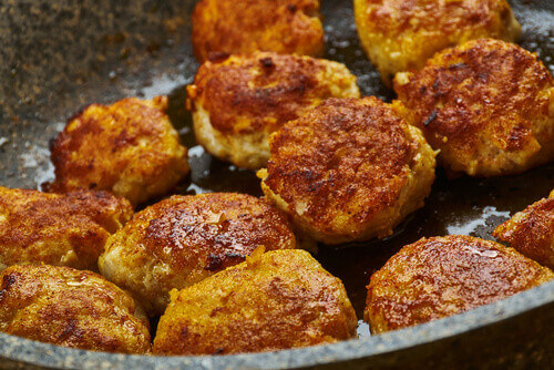 Tunde ke kabab, a Buffalo meat galouti kebab is an Awadhi cuisine in Lucknow, Uttar Pradesh, India.